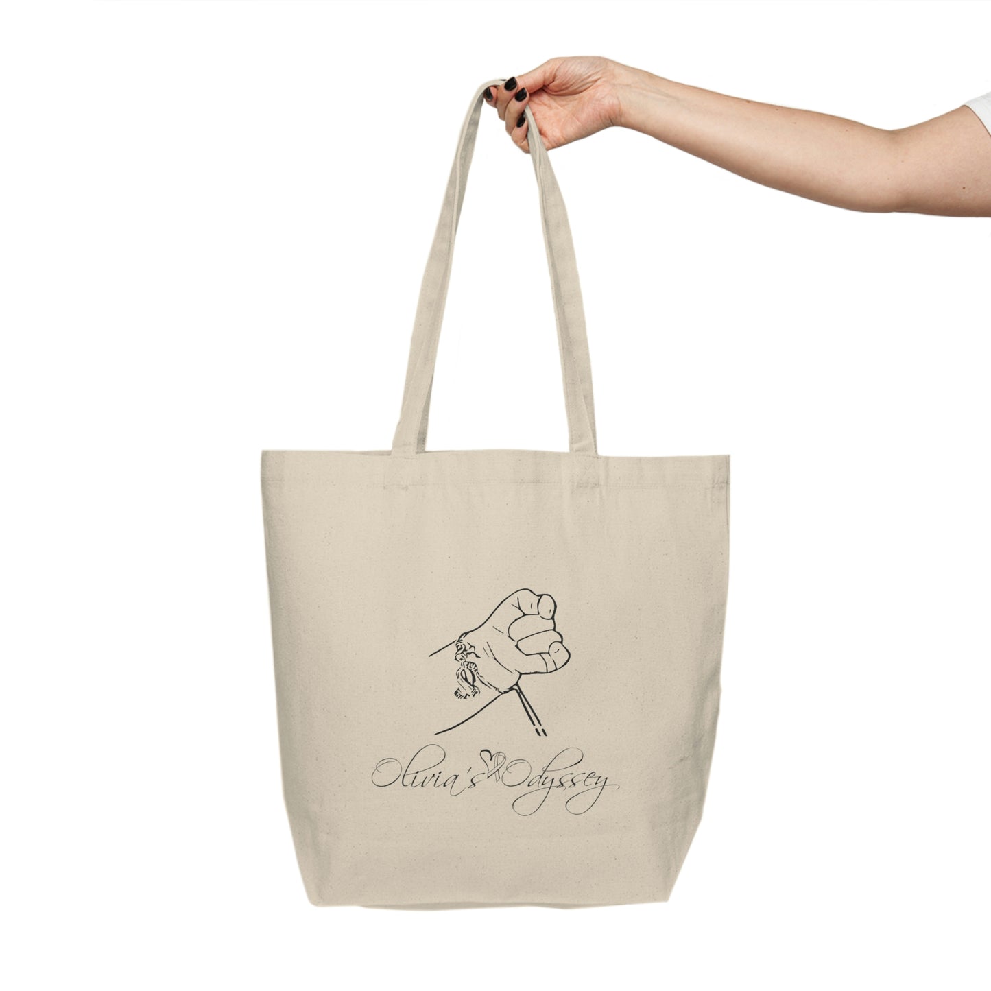 Olivia’s Odyssey Canvas Shopping Tote